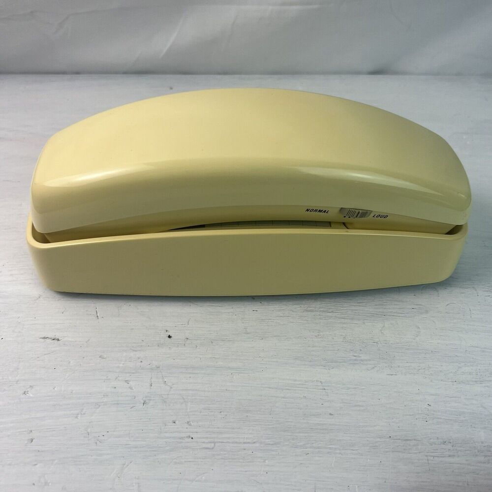 AT&T 210 Slimline Touchtone Desk/Wall Phone from the 1990s- Yellow